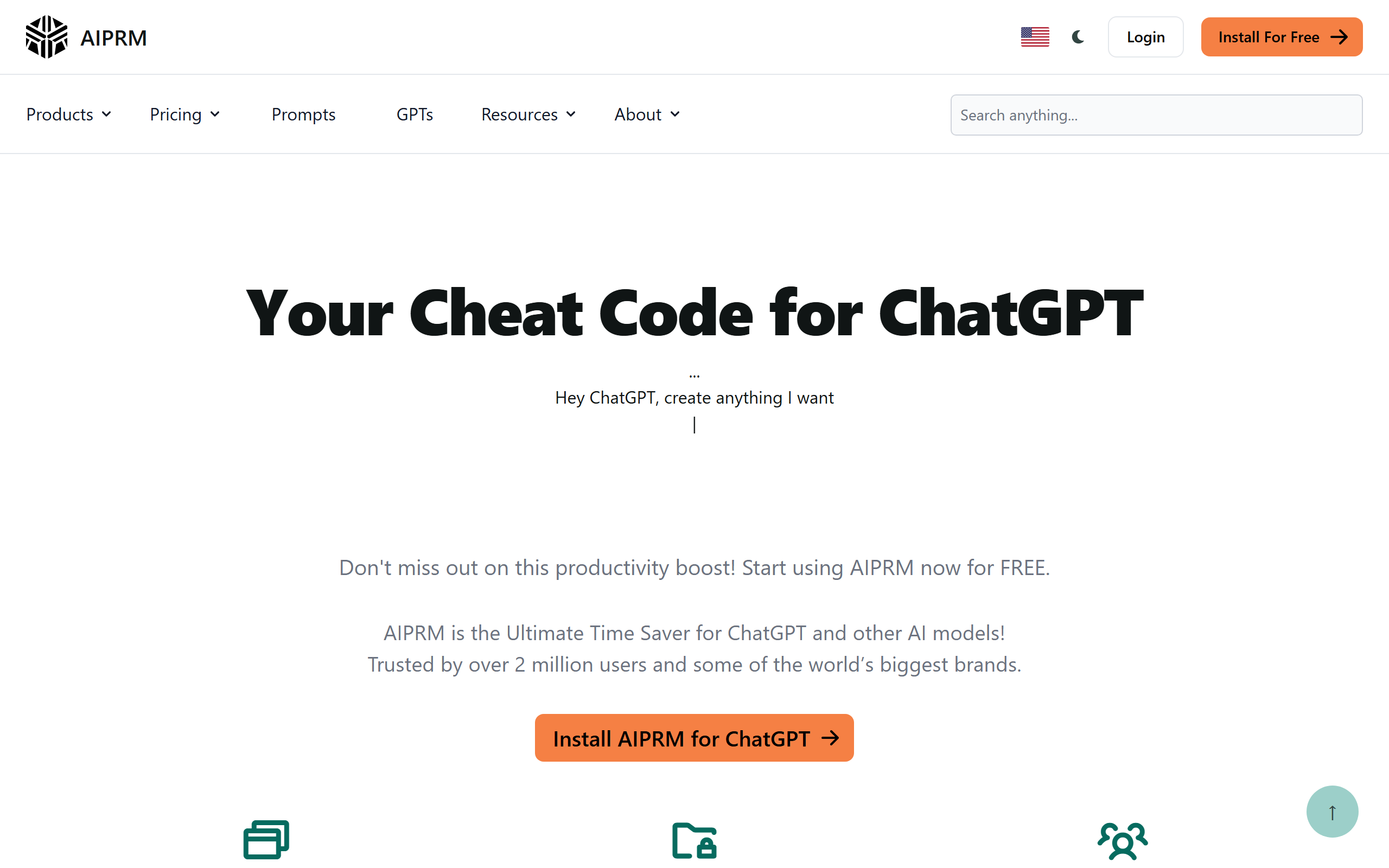 AIPRM product page screenshot