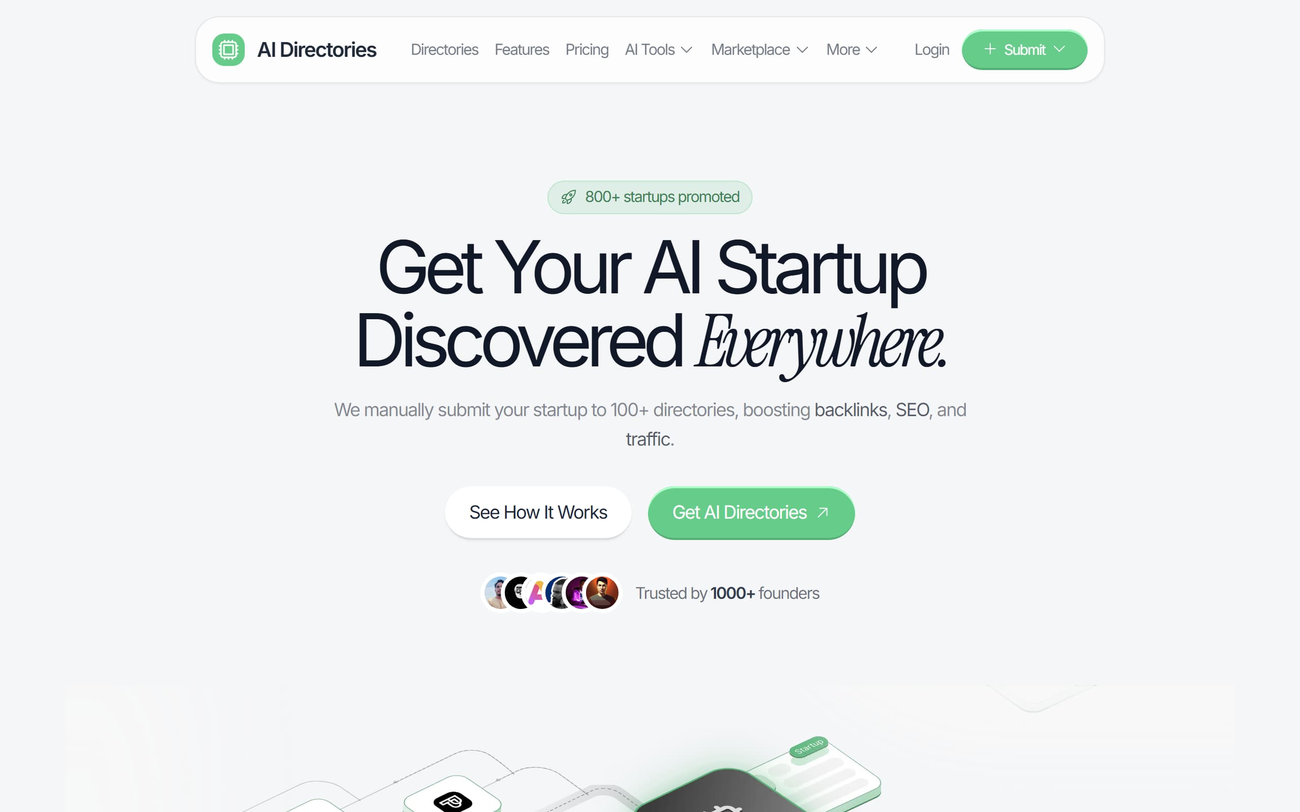 aidirectori.es homepage screenshot