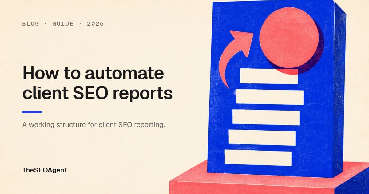 Scattered data sources collapsing into a single finished client SEO report
