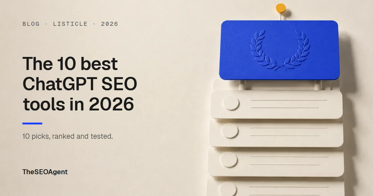The 10 best ChatGPT SEO tools in 2026