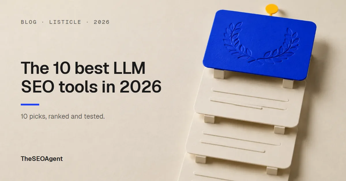 The 10 best LLM SEO tools in 2026