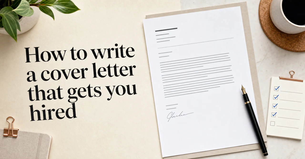 Featured image for How to write a cover letter that gets you hired
