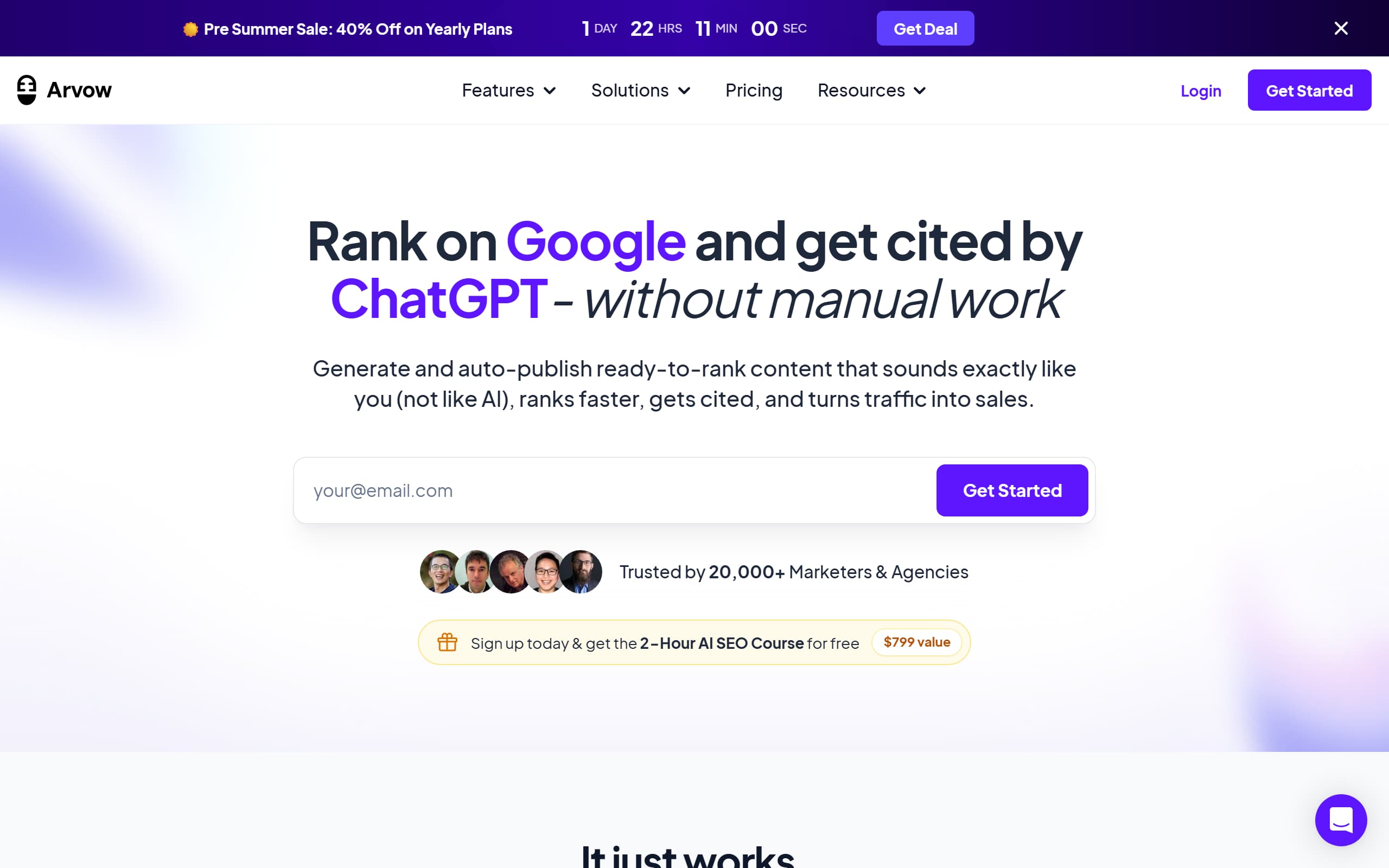 Journalist AI homepage screenshot