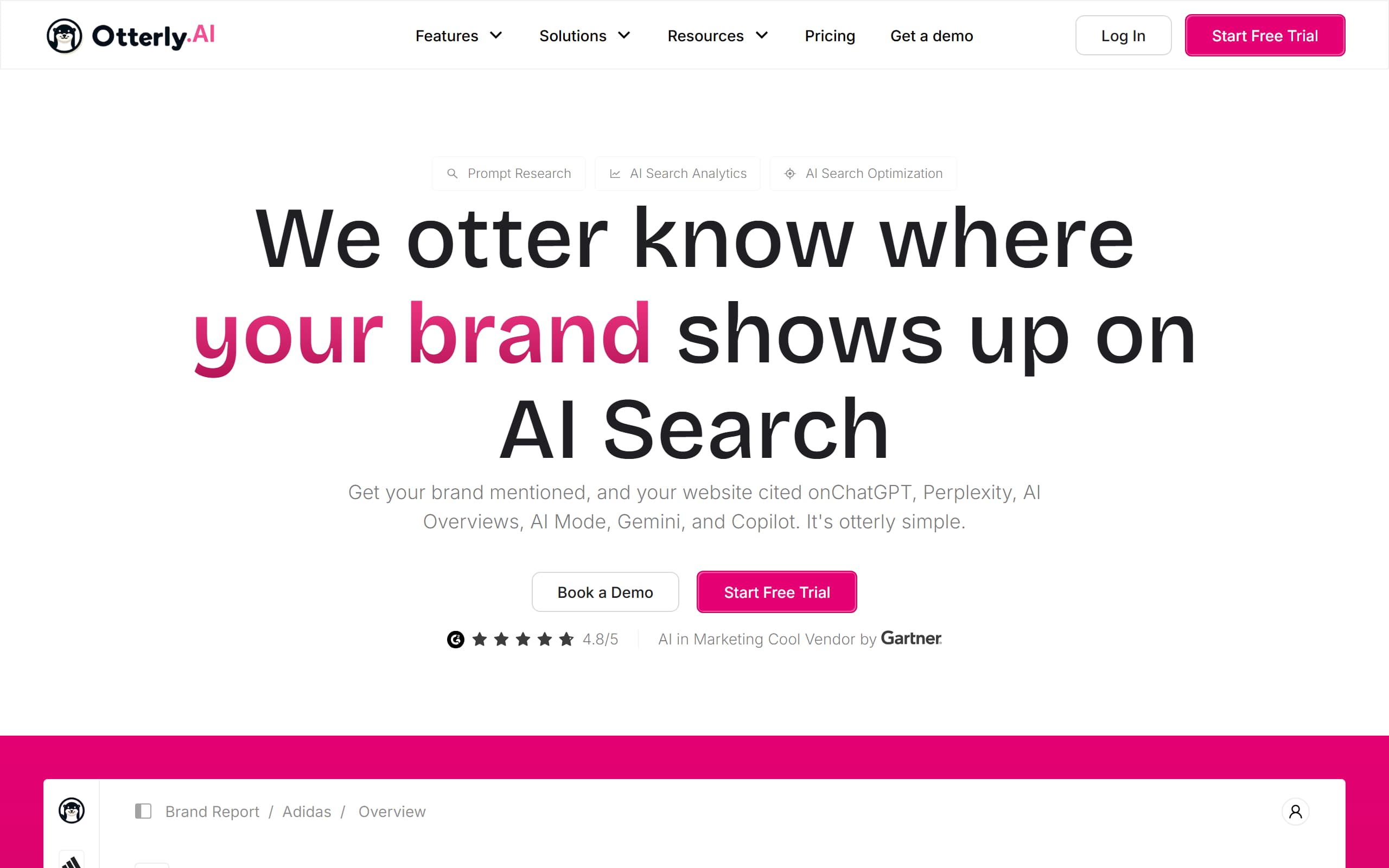 Otterly.AI product page screenshot