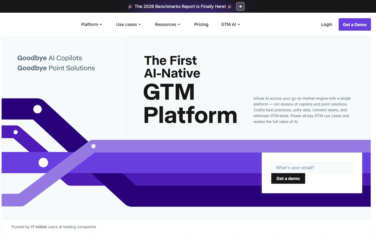 Copy.ai homepage screenshot