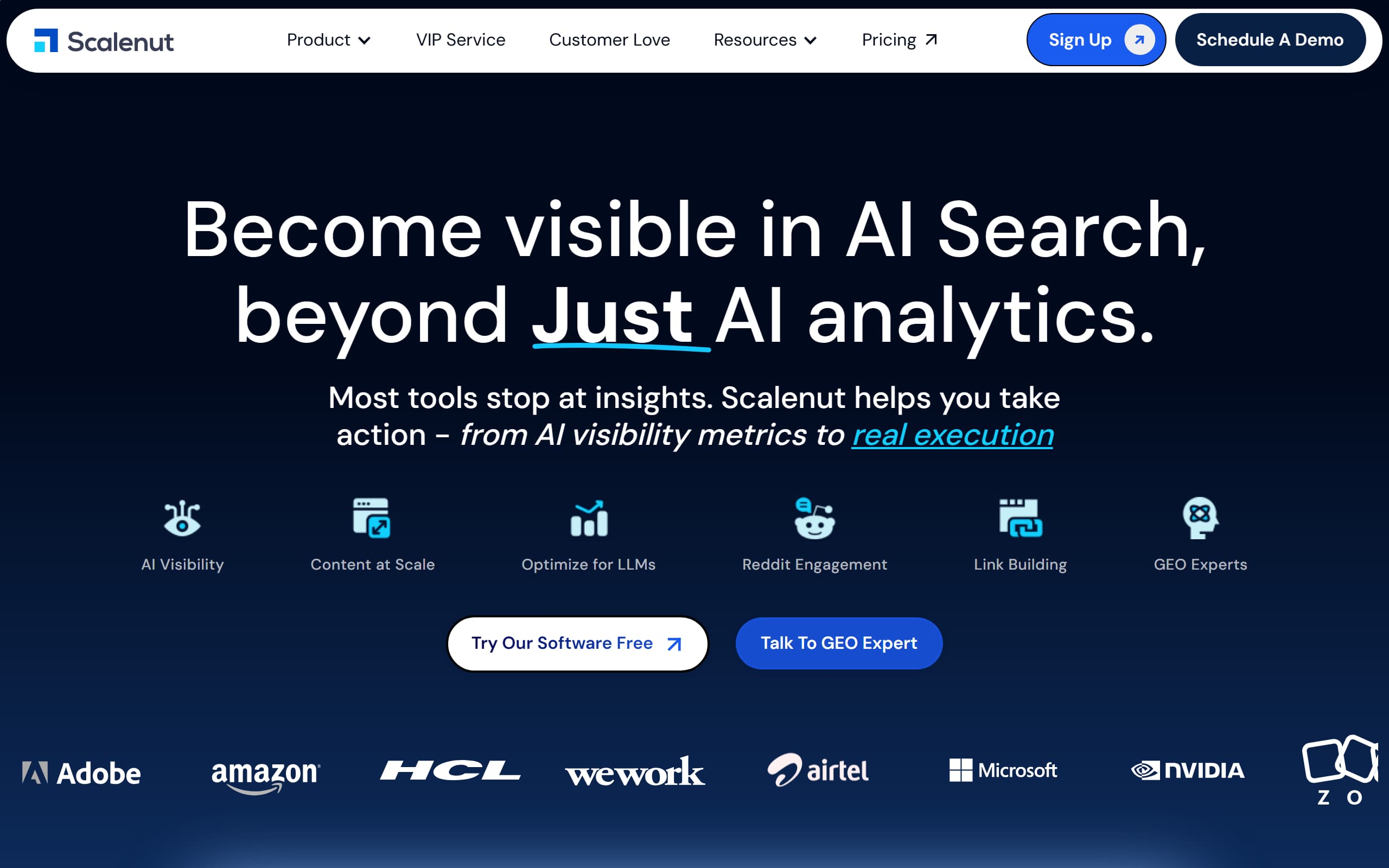 Scalenut homepage screenshot