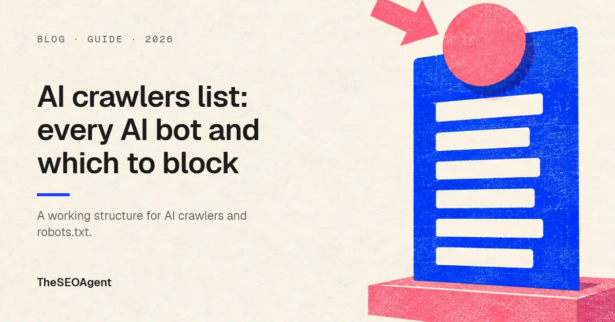 Editorial cover image for a guide to AI crawlers, their user agents and robots.txt