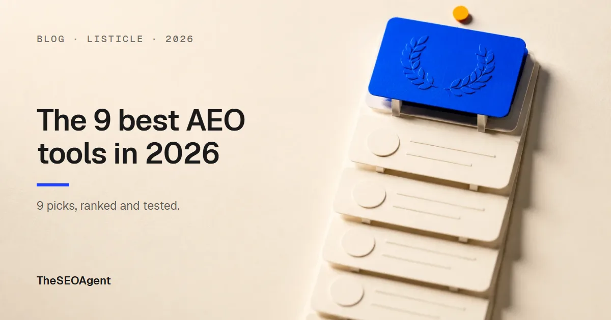 The 9 best AEO tools in 2026