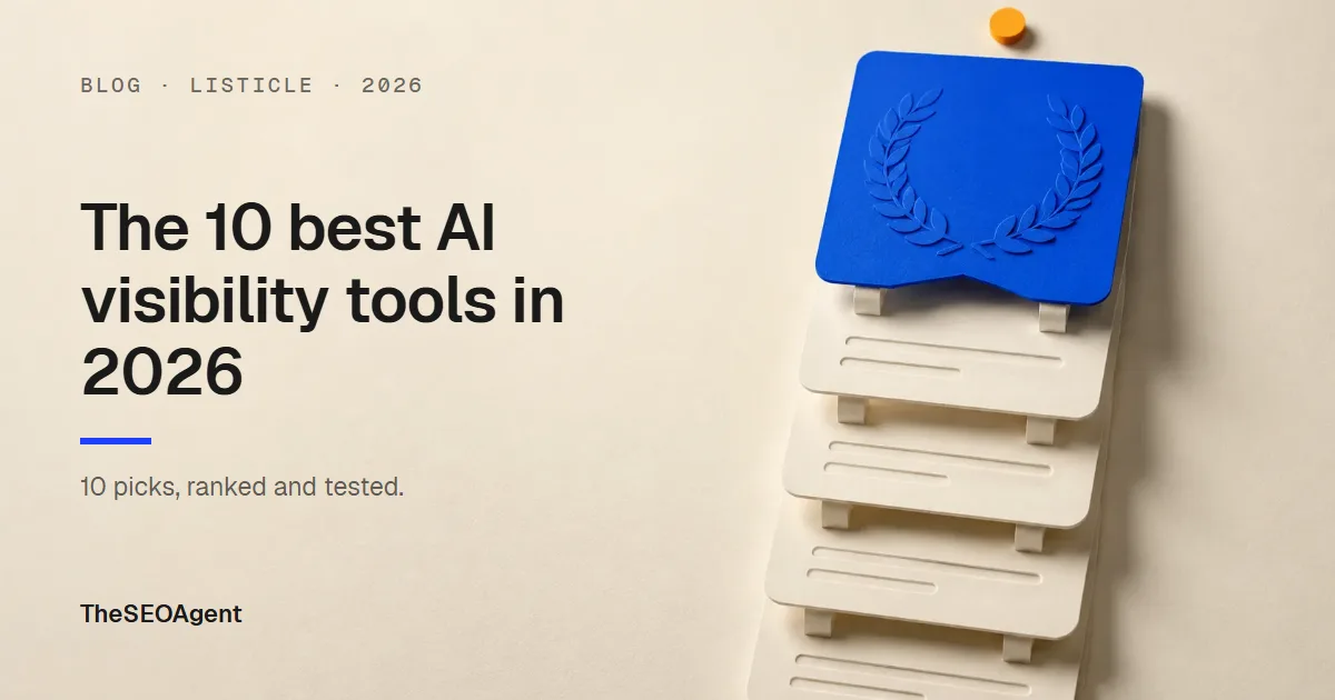 The 10 best AI visibility tools in 2026