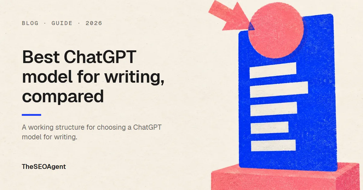Editorial cover image for a guide comparing ChatGPT models for writing