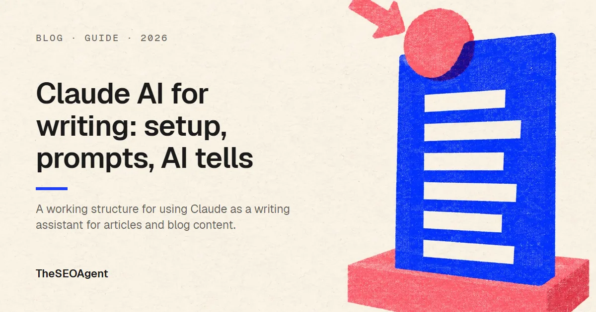 Editorial cover image for a guide to using Claude AI for writing