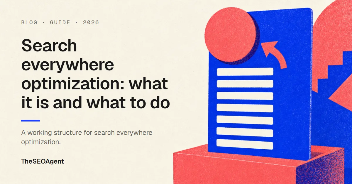 Editorial cover image for a guide to search everywhere optimization